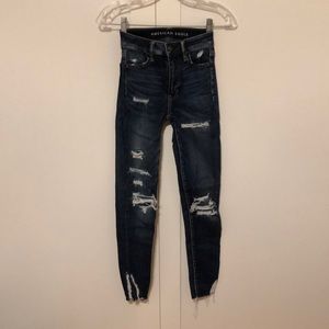 American Eagle high waisted jeans size 00